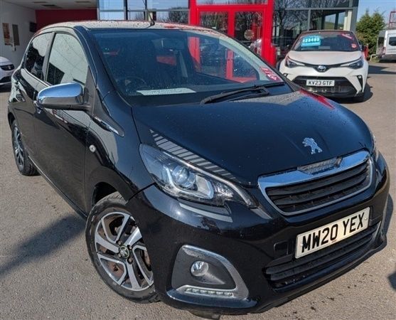 Black Used 2020 Peugeot 108 Active Hatchback | £9,234 (A bit pricey) - Image 1/1