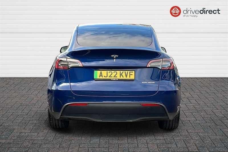 Used Tesla Model Y Long Range AWD 378 kW (514 HP) 2022 Blue SUV