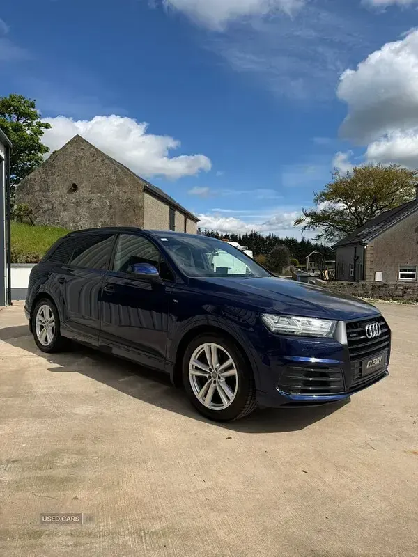 Used Audi Q7 S-Line 231 HP (169 kW) 2019 Blue SUV