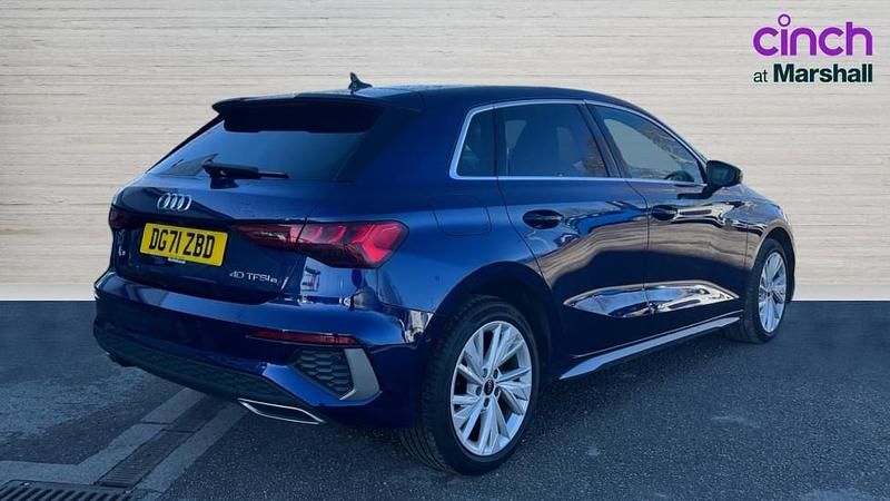 Used Audi A3 e-tron S-Line 204 HP (150 kW) 2022 Blue Hatchback