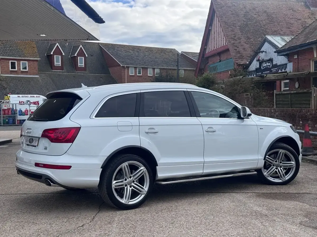 Used Audi Q7 S-line plus 245 HP (180 kW) 2014 White SUV