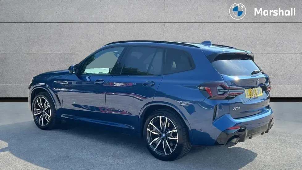 Used BMW X3 M Sport 292 HP (214 kW) 2022 Phytonic blue metallic paint SUV