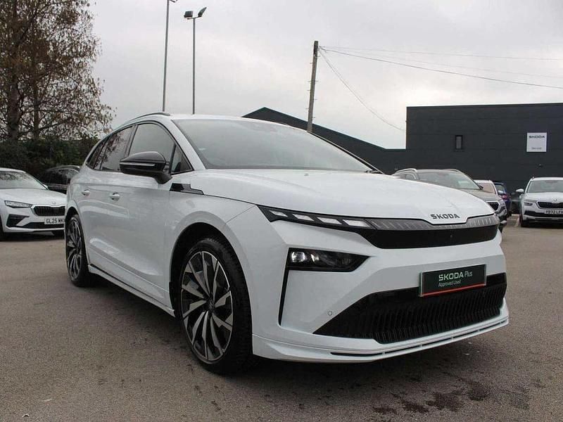 Used Skoda Enyaq iV SportLine 210 kW (286 HP) 2025 White SUV