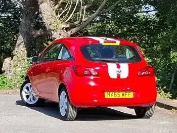 Used Vauxhall Corsa 70 HP (51 kW) 2015 Red Hatchback