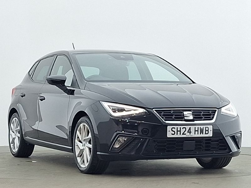 Black Used 2024 Seat Ibiza FR Hatchback | £16,298 (Fair price) - Image 1/4