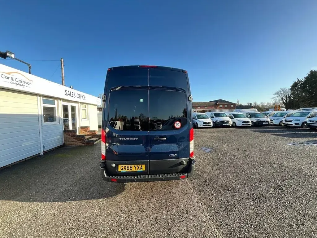 Used Ford Transit Trend 123 HP (90 kW) 2018 Blue Van