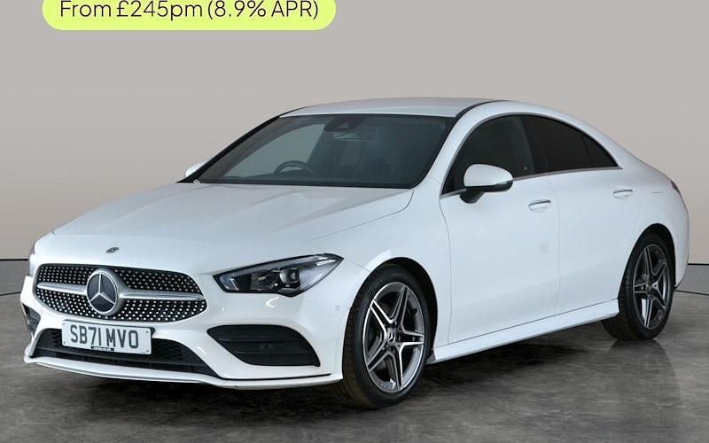 Used Mercedes CLA180 AMG Line Premium 136 HP (100 kW) 2022 White Sedan