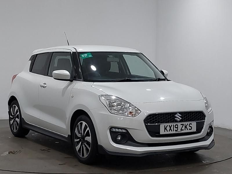 White Used 2019 Suzuki Swift Hatchback | £9,498 (Fair price) - Image 1/4