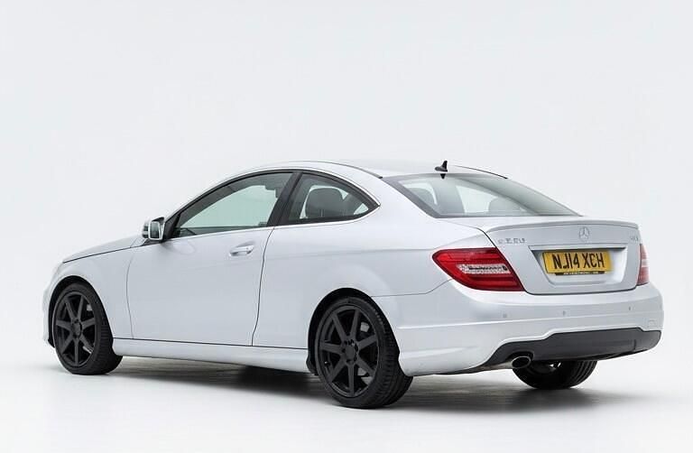 Used Mercedes C220 Sport Edition 170 HP (125 kW) 2014 Silver Coupe