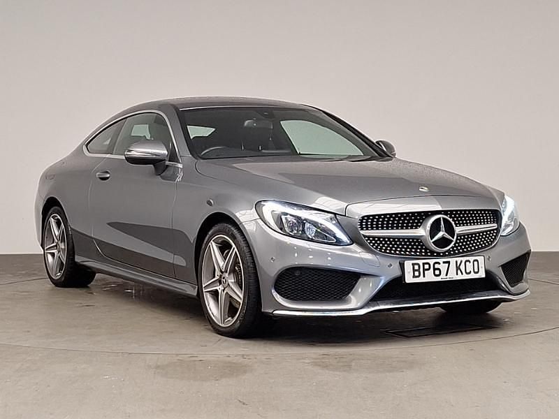 Grey Used 2018 Mercedes C220 AMG line Coupe | £16,498 (Fair price) - Image 1/4