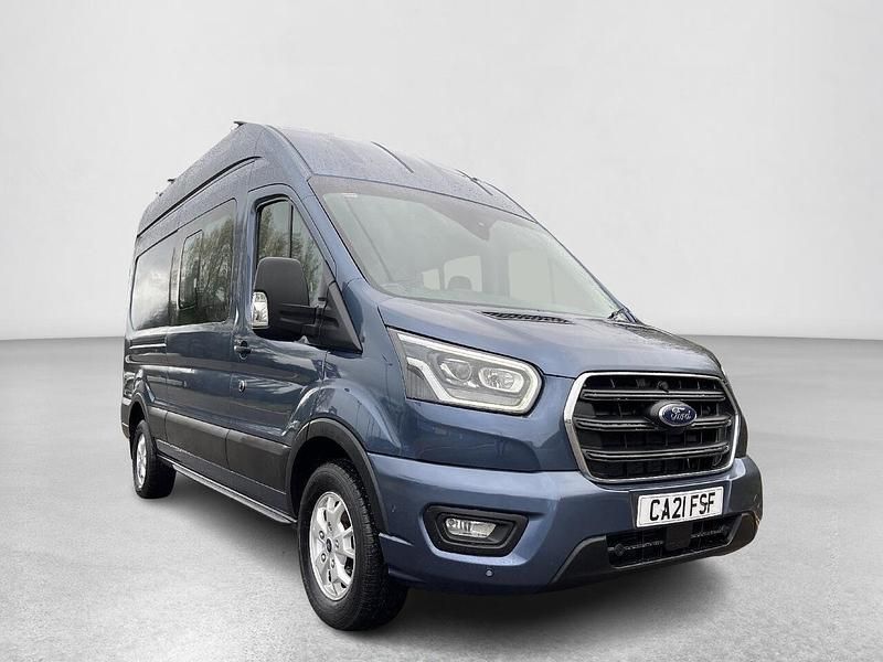 Used Ford Transit Limited 185 HP (136 kW) 2021 Blue Van