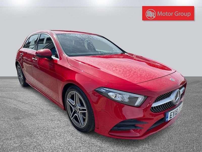 Red Used 2019 Mercedes A200 AMG line Hatchback | £12,522 (Fair price) - Image 1/4