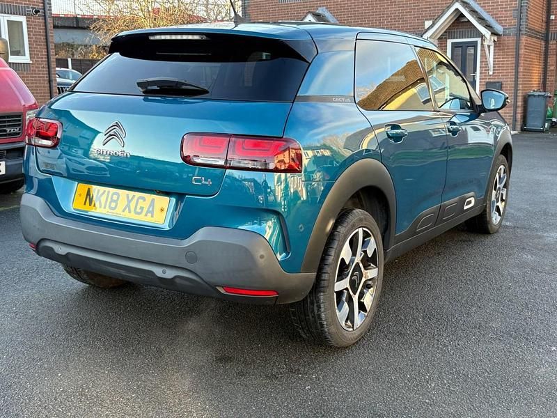 Used Citroën C4 Cactus Flair 130 HP (95 kW) 2018 Blue Hatchback