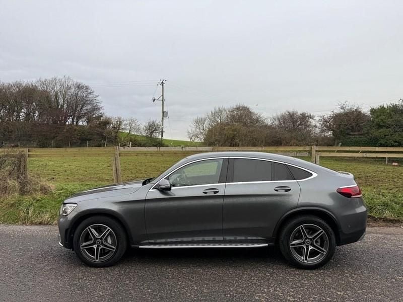 Used Mercedes GLC220 AMG line 194 HP (142 kW) 2019 Grey Coupe