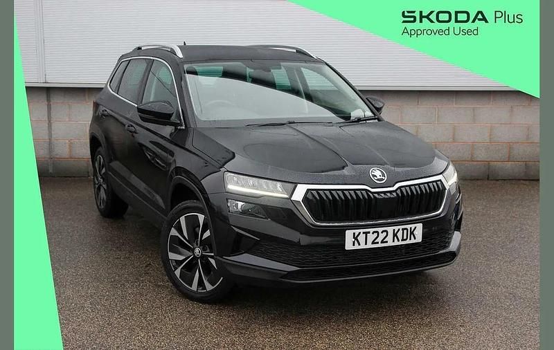 Used Skoda Karoq SE L 147 HP (108 kW) 2022 Black magic pearl effect SUV