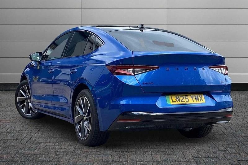 Used Skoda Enyaq iV SportlinePlus 210 kW (286 HP) 2025 Blue SUV