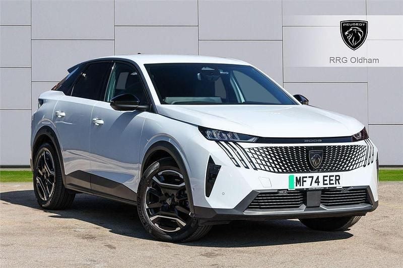 White New 2024 Peugeot e-3008 Allure SUV | £37,490 - Image 1/4