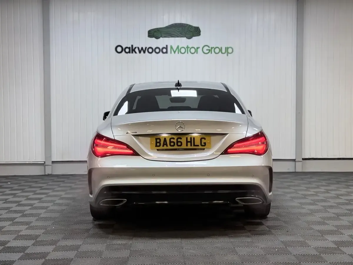Used Mercedes CLA220 AMG line 177 HP (130 kW) 2017 Silver Sedan