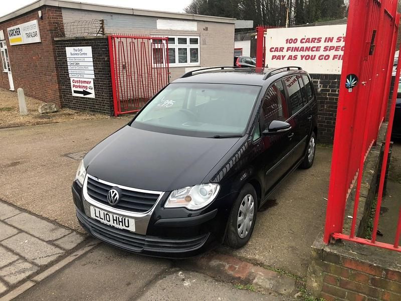 Used VW Touran S 105 HP (77 kW) 2010 Black MPV
