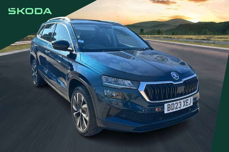 Blue Used 2023 Skoda Karoq SE L SUV | £20,307 (Fair price) - Image 1/4