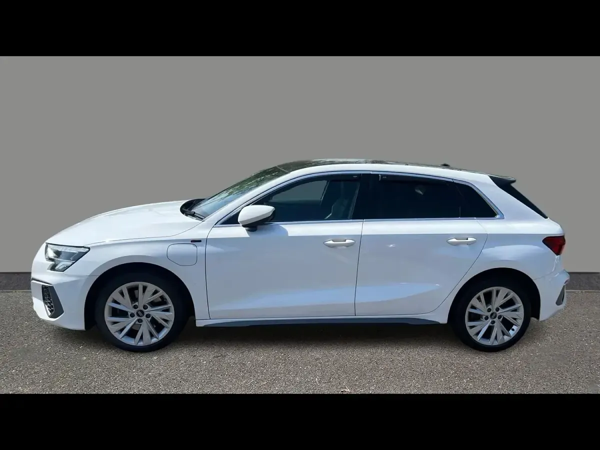 Used Audi A3 e-tron S-Line 2021 White Hatchback