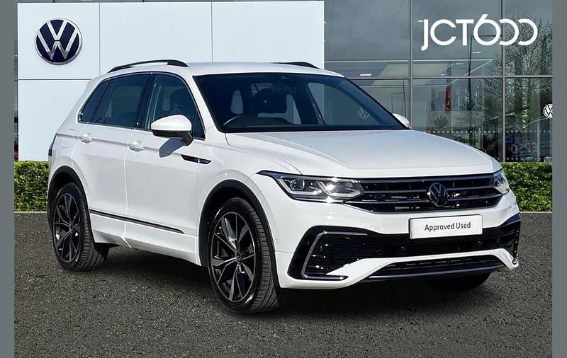Used VW Tiguan R-line 150 HP (110 kW) 2022 White SUV