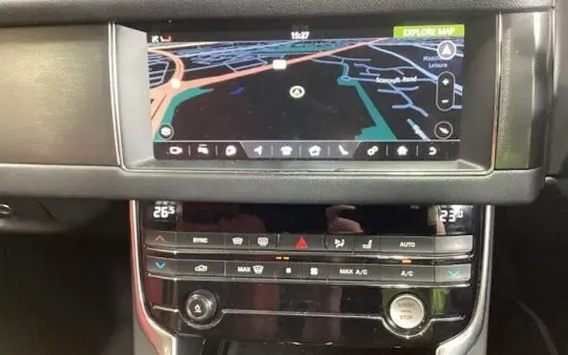 Used Jaguar XF S 300 HP (220 kW) 2018 Blue Sedan