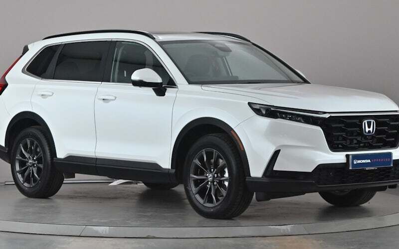 Premium paint platinum white Used 2024 Honda CR-V Advance SUV | £41,495 (Expensive) - Image 1/4
