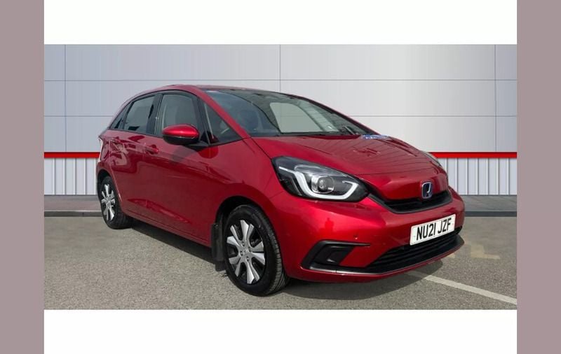 Red Used 2021 Honda Jazz Hybrid Hatchback | £13,643 (Good price) - Image 1/4