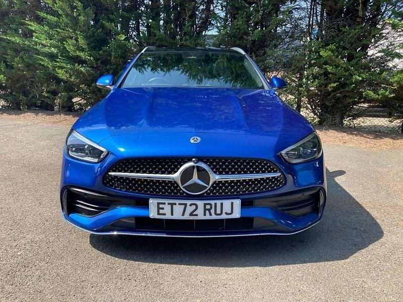 Used Mercedes C300e AMG Line Premium Plus 308 HP (226 kW) 2023 Blue Estate