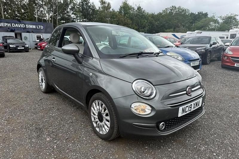 Grey Used 2019 Fiat 500 Lounge Hatchback | £8,295 (Fair price) - Image 1/1