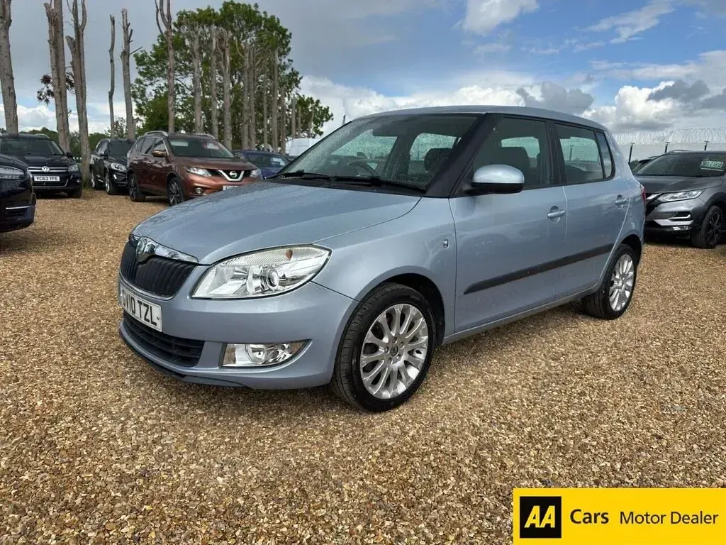 Used Skoda Fabia Elegance 105 HP (77 kW) 2010 Blue Hatchback