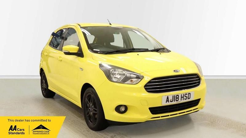 Used Ford Ka Plus Zetec 85 HP (62 kW) 2018 Yellow Hatchback