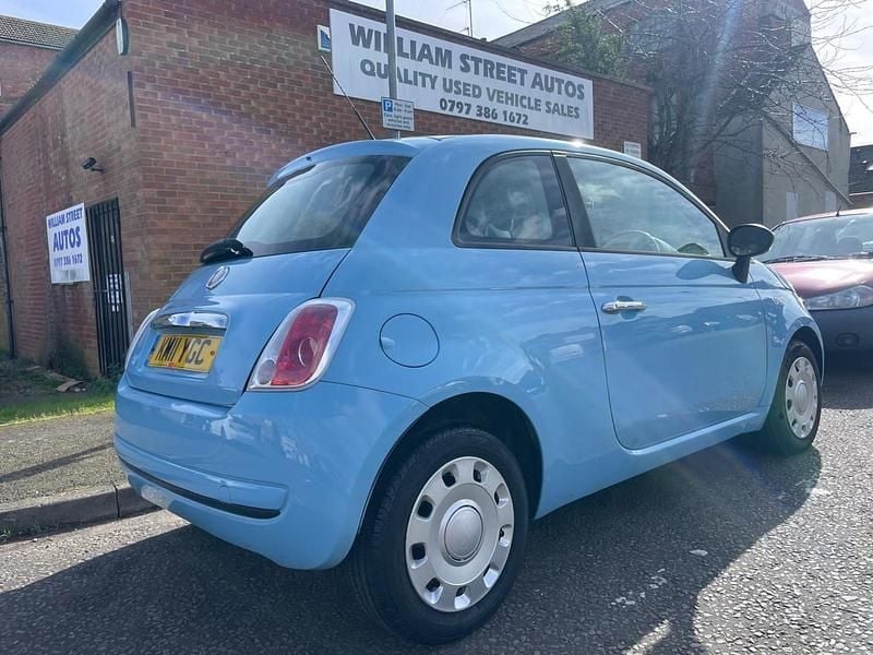 Used Fiat 500 Pop 85 HP (62 kW) 2011 Blue Hatchback