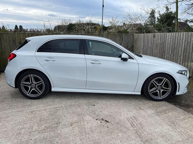 Used Mercedes A200 AMG line 150 HP (110 kW) 2021 White Hatchback