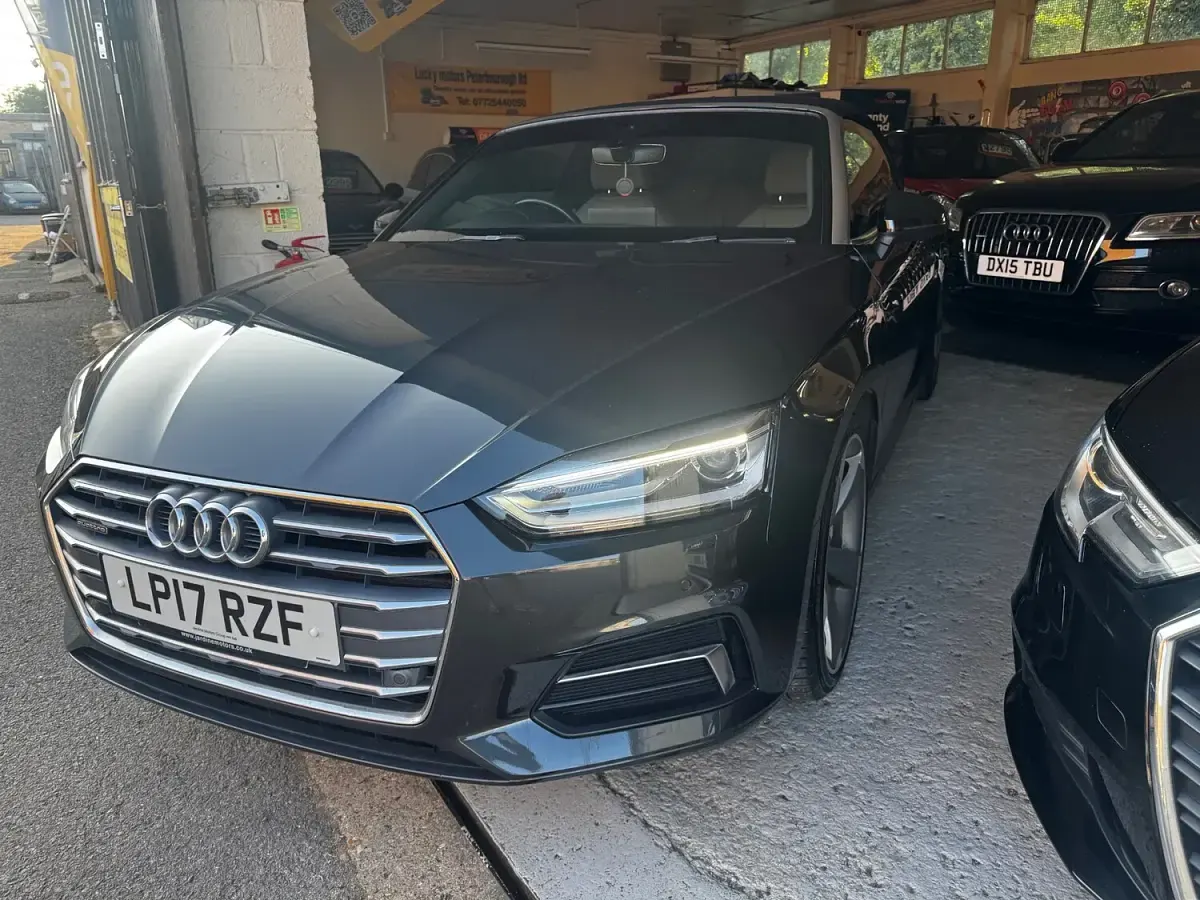 Used Audi A5 Cabriolet Sport 190 HP (139 kW) 2017 Grey Cabriolet