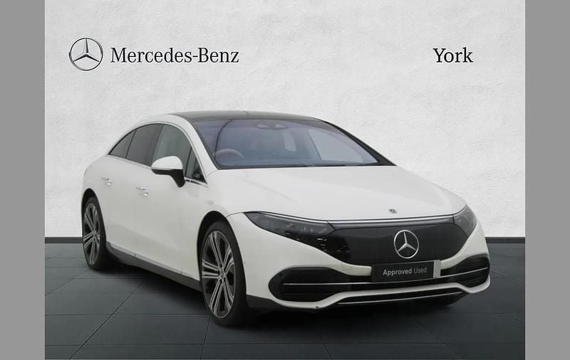 White Used 2022 Mercedes EQS450+ Exclusive Luxury Sedan | £45,595 (Good price) - Image 1/4
