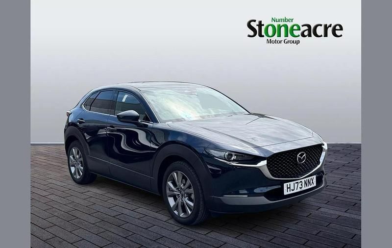 Blue Used 2023 Mazda CX-30 Exclusive-Line SUV | £21,995 (Fair price) - Image 1/4
