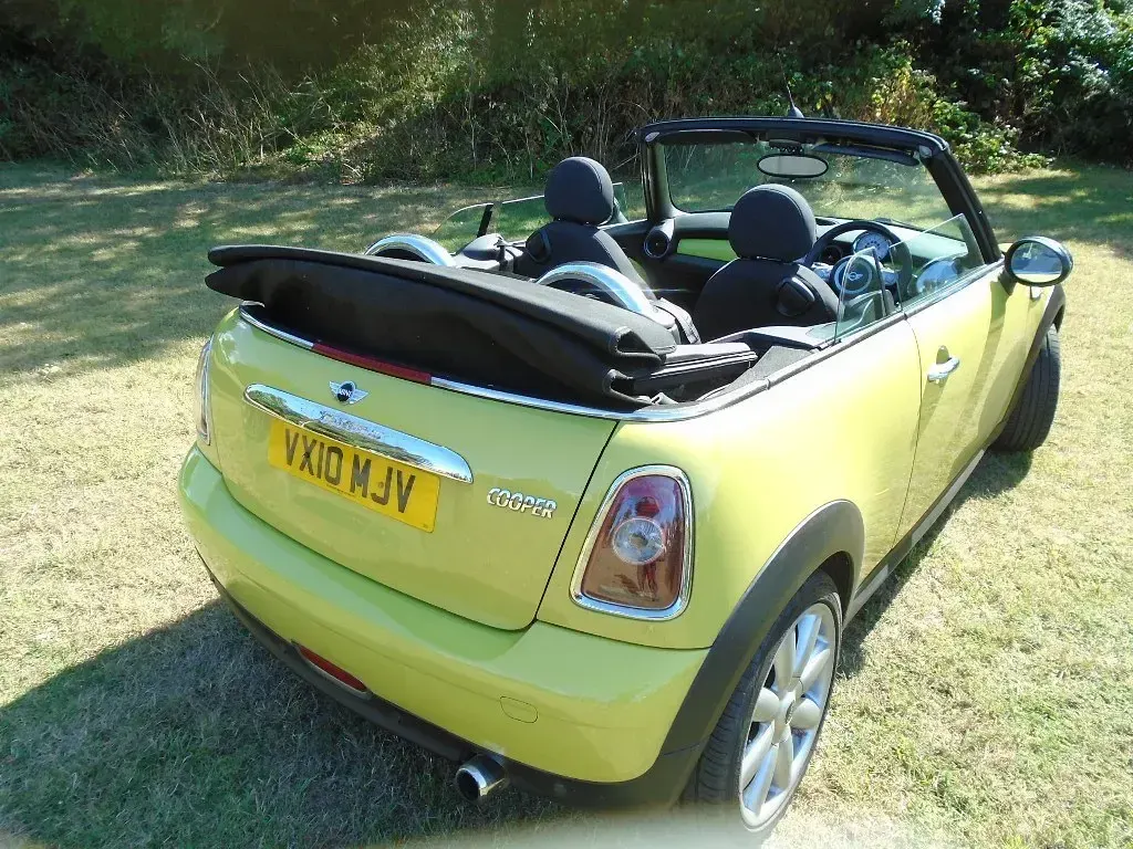 Used Mini Cooper Cabriolet 2010 Yellow Cabriolet