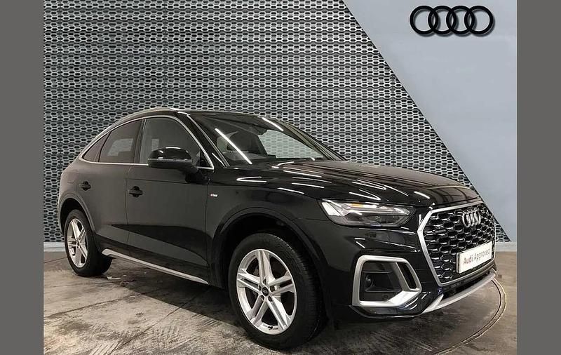 Black Used 2022 Audi Q5 Sportback S-Line SUV | £29,499 (Fair price) - Image 1/4