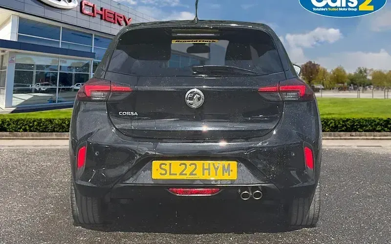 Used Vauxhall Corsa Edition 131 HP (96 kW) 2022 Black Hatchback
