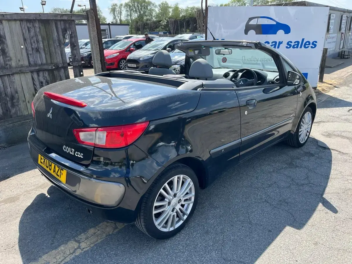 Used Mitsubishi Colt 2008 Black Cabriolet