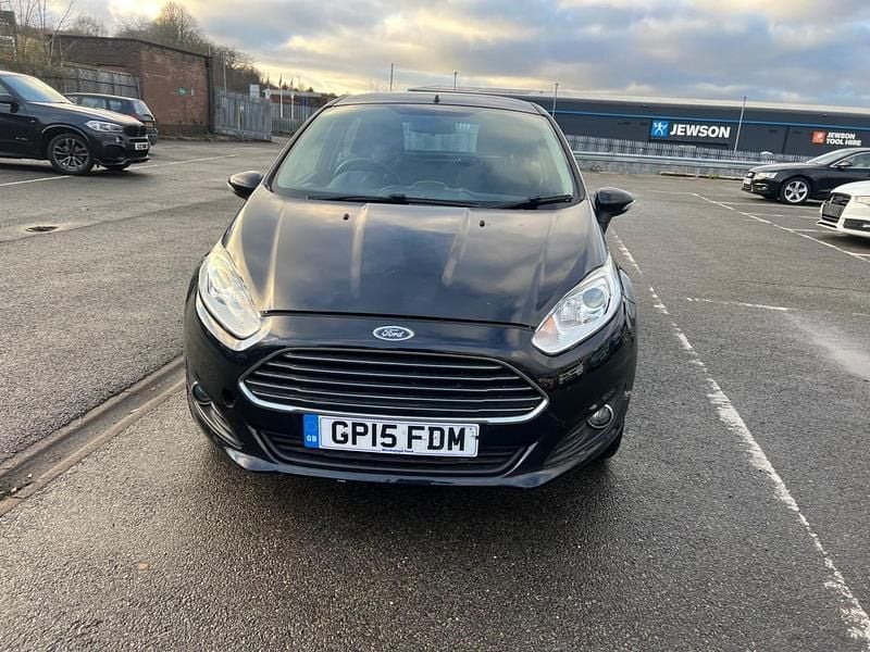 Used Ford Fiesta Zetec 2015 Black Hatchback