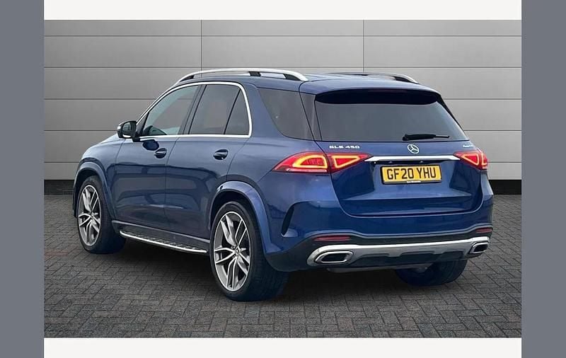 Used Mercedes GLE450 AMG AMG line 362 HP (266 kW) 2020 Blue SUV