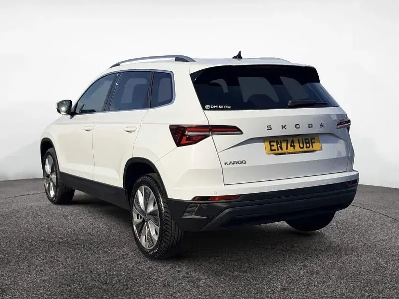 Used Skoda Karoq SE L 150 HP (110 kW) 2025 Moon white metallic SUV