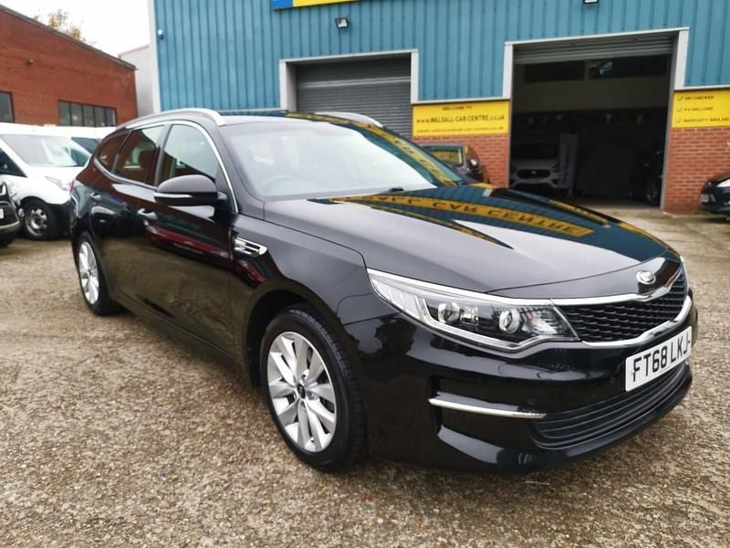 Black Used 2018 Kia Optima 2 Estate | £7,595 (Fair price) - Image 1/4