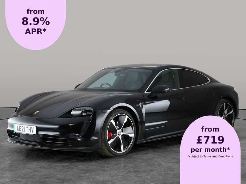 Black Used 2021 Porsche Taycan Performance Package Sedan | £43,235 (A bit pricey) - Image 1/2