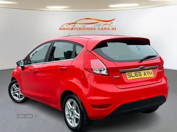 Used Ford Fiesta Zetec 2013 Red Hatchback