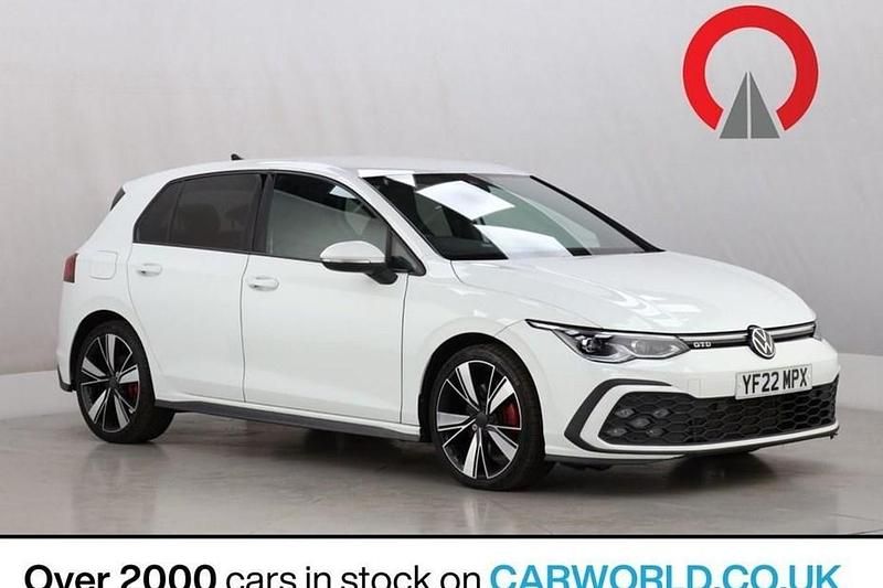 Used VW Golf VIII GTD 200 HP (147 kW) 2022 White Hatchback