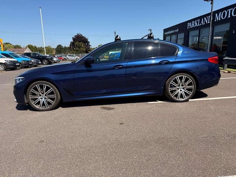 Used BMW 530e M Sport 252 HP (185 kW) 2018 Blue Sedan